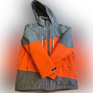 Killtec WATERPROOF WINDPROOF Orange Grey Ski and Snowboard size US 12 Youth.